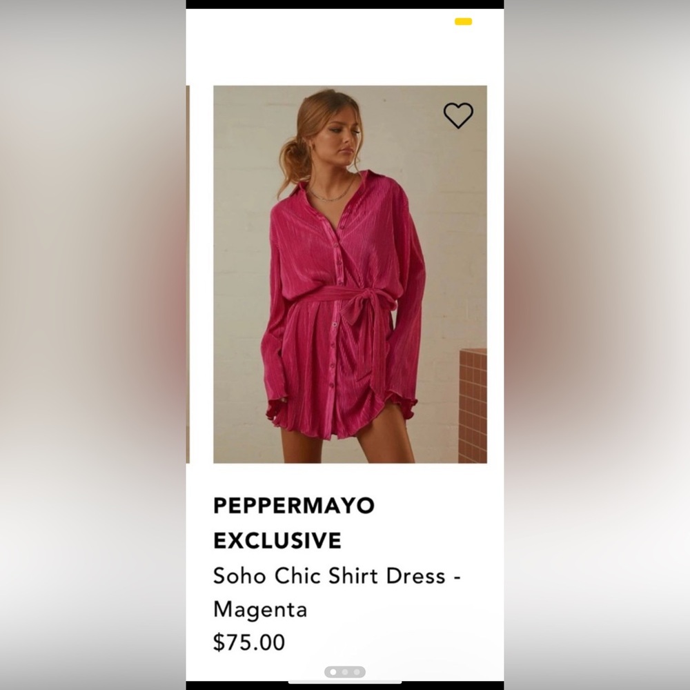 Pink dress - peppermayo